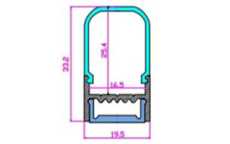 Экран ARH-WIDE-(B)-H20-2000 RRC Clear-PM прозрачный 018875