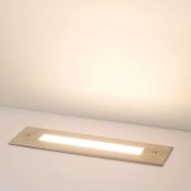 светильник   8W Белый теплый 024944  LTD-LINE-TILT-S210 220V IP67 прямоугольный встраиваемый серебристый