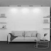 Трековый светильник 24W Белый теплый Базис/Basis Exility TR030-2-24W2.7K-B IP20 на магнитный шинопровод черный