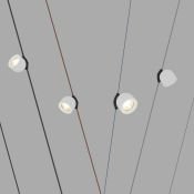 Трековый светильник  12W Белый теплый BELTY SPOT DK5541-WH+BK IP20 на шинопровод белый/черный