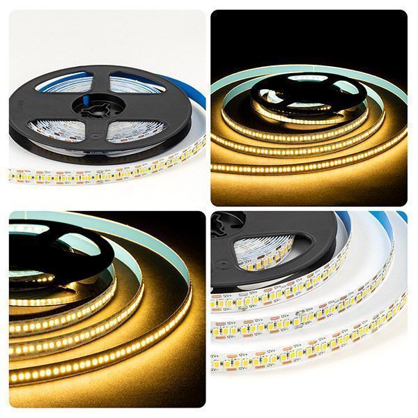 Светодиодная лента Белый теплый 2835 12V 19.2W/m 240Led/метр LSE-265 Эконом 10мм IP20 Светодиодная лента Белый теплый 2835 12V 19.2W/m 240Led/метр LSE-265 Эконом 10мм IP20