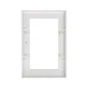Рамка стеклянная сдвоенная Arlight GLARE 043789 FRM-GLARE-GS-D-WH белая