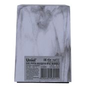 светильник Uniel без лампы UL-00011361 UUL-P41A 6W-GU10 IP65 MARBLE накладной мрамор