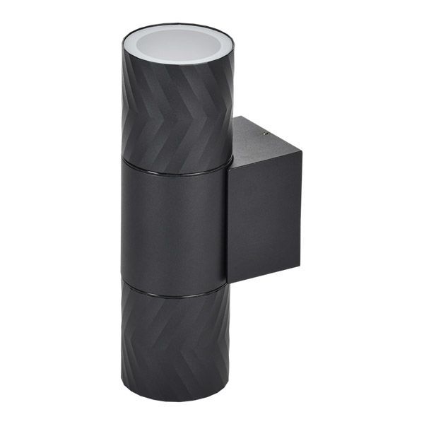 светильник IEK LIGHTING без лампы 5108 LT-UBU0-5108-GU10-2-K02 IP65 цилинд накладной черный