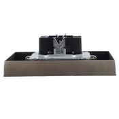 Штепсельная розетка встраиваемая двойная IEK BRITE 16А BR-R24-16-K37-F РСш12-3-БрШ с з/к и шторками в сборе шампань