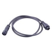 Удлинитель для гирлянд UL-00013223 UCX-F90 E-1M-BK черный 1м статика-мерцание IP67