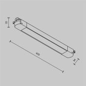 Трековый светильник 12W Белый дневной Базис/Basis Unity 110deg TR000-1-12W4K-W на шинопровод белый