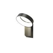 светильник  12W Белый теплый SANVIK DK9712-BK 230V IP65 круглый накладной черный