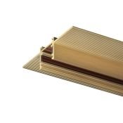 Шинопровод однофазный SHINE HIDE TR5702-SB 2.0м встраиваемый сатинированная латунь