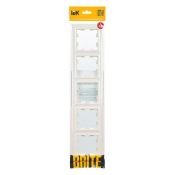 Рамка пластик 5 постов IEK BRITE BR-M52-K36 РУ-5-БрЖ жемчуг