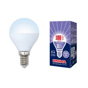 светодиодная лампа шар  G45 Белый  11W UL-00003830 LED-G45-11W/DW/E14/FR/NR Norma Volpe