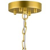 Люстра подвесная Lightstar без лампы 742103 STRUTTURA 10х40W G9 матовое золото
