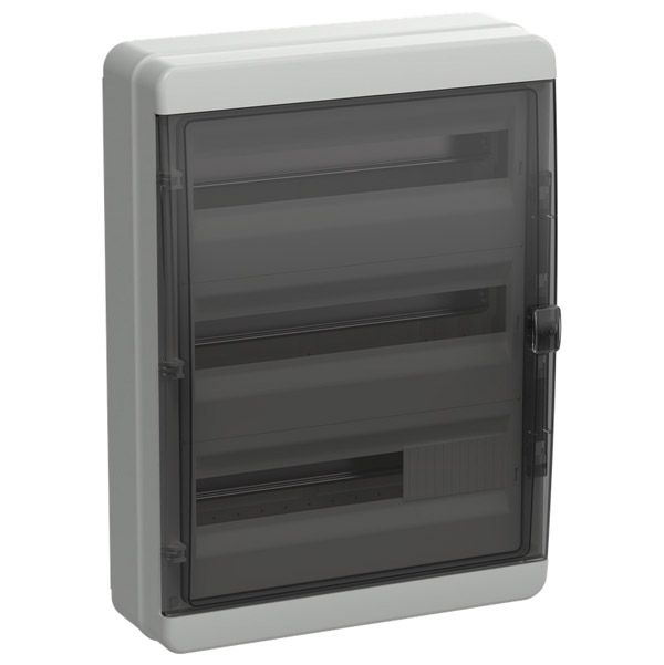 Корпус пластиковый TF5-KP72-N-54-65-K03-K02 КМПн-54 IP65 черная прозрачная дверь TEKFOR IEK