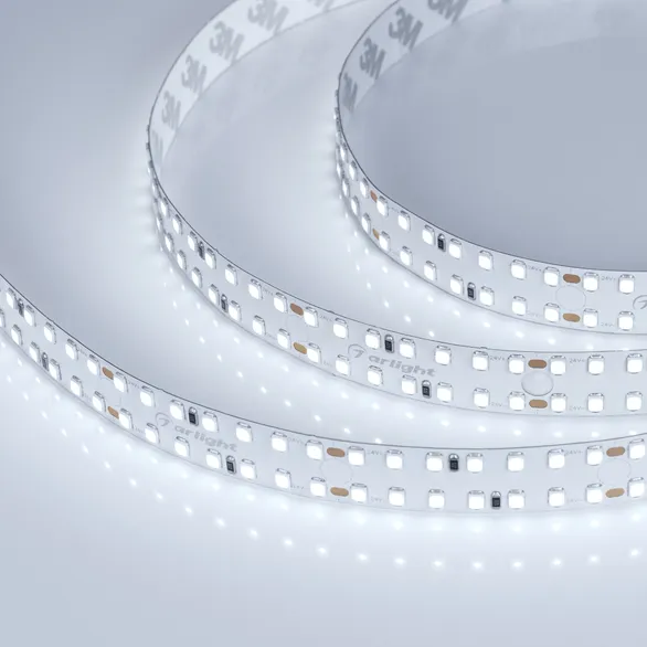 Светодиодная лента Белый 2835 24V 20W/m 280Led/метр 023399(2) S2-2500 6000K 15mm (2.5м) LUX