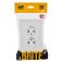 Штепсельная розетка встраиваемая двойная IEK BRITE 10А BR-R20-10-K91-F РС12-2-БрАБ без з/к без шторок в сборе белый