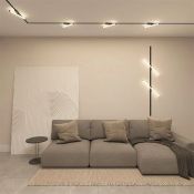 Трековый светильник однофазный  15W Белый дневной SOLID STROM DK6648-BK IP20 на шинопровод черный