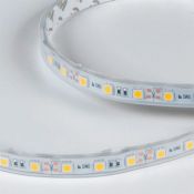 Светодиодная лента Белый теплый 5050 12V 14.4W/m 60Led/метр герм (трубка) 00-00014783 SWG560-12-14.4-WW-66-M IP66