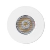 Круглый светильник   1W Белый теплый 020753  LTM-R35WH 30deg 220V IP20 встраиваемый белый