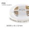 Светодиодная лента Белый теплый 3528 12V  9.6W/m 120Led/метр 32BL 8мм блистер
