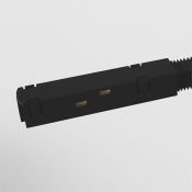 Коннектор питания прямой Gravity TRA004PC-22B чёрный