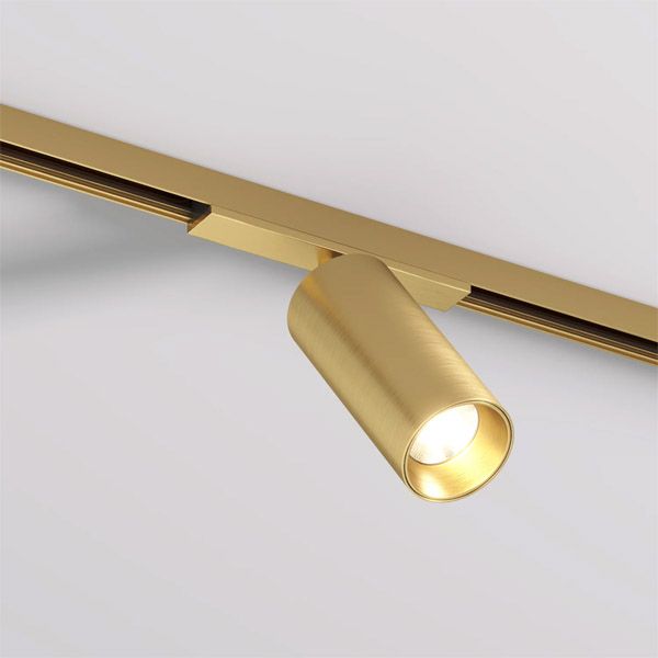 Трековый светильник  10W Белый теплый SHINE SPOT DK5741-SB IP20 на шинопровод латунь