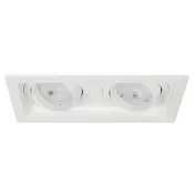 Встраиваемый светильник 24W Белый теплый 057761 MS-VORTEX-BUILT-S170x90-2x12W (WH-WH, 40 deg, 230V) IP20 поворотный прямоугольный белый Встраиваемый светильник 24W Белый теплый 057761 MS-VORTEX-BUILT-S170x90-2x12W (WH-WH, 40 deg, 230V) IP20 поворотный прямоугольный белый