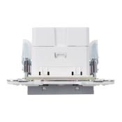 Розетка встраиваемая USB IEK SKANDY A+C 18Вт SK-U22-018-K03 SK-R13Gr серый