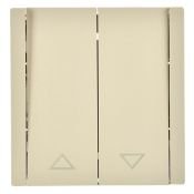 Выключатель жалюзи 10А FP411 ваниль FP-V15-0-10-1-K10 FORTE&PIANO IEK