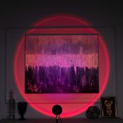 Светодиодный светильник-проектор «Закат»  свечение мульти (RGB) 5 V  5 картриджей