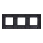 Рамка пластик 3 поста IEK SKANDY SK-M32-K48 SK-F03T титан