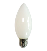 светодиодная лампа свеча Белый теплый  6W  UL-00008320 LED-C35-6W/3000K/E27/FR/SLF Volpe Optima