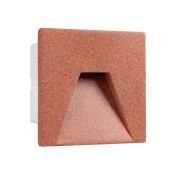 светильник  3W Белый теплый 051052 LT-TIE-S100 220V квадратный встраиваемый красный