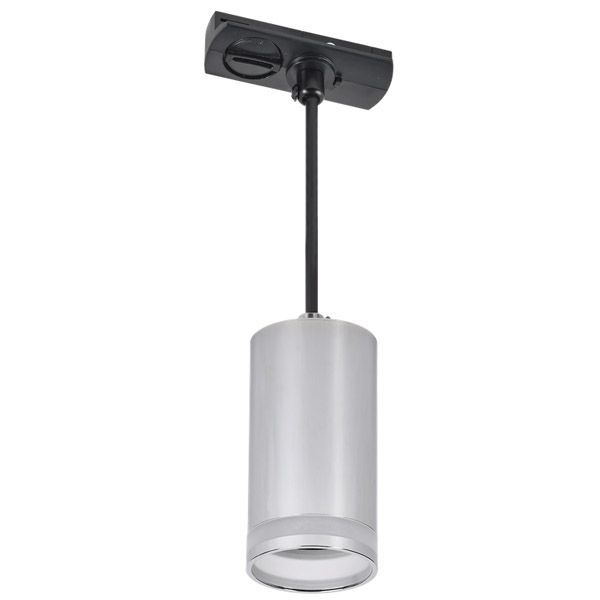 Трековый светильник IEK LIGHTING без лампы 4117 LT-UCB0-4117-GU10-1-K23 на шинопровод хром