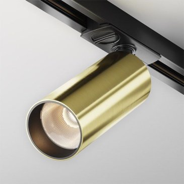 Трековый светильник 12W Белый дневной Фокус/Focus LED Unity 50deg TR021-1-12W4K-W-BBS IP20 на шинопровод латунь