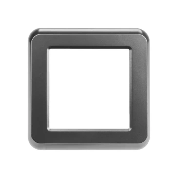 Рамка пластик 1 пост Arlight VERSA 043769 FRM-VERSA-PL-1-GR серая