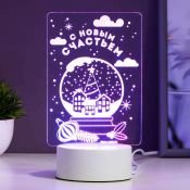 светильник-ночник RGB &quot;С новым счастьем&quot; LED от сети