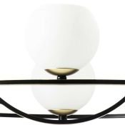 Люстра подвесная Lightstar без лампы 762117 ENNA 11х40W E14 черный/золото