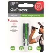 элемент питания аккумулятор   14500 900mAh AA BL1 3.7V  GoPower с защитой выс.конт