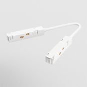 Коннектор питания угловой Gravity TRA004CPC-22W белый