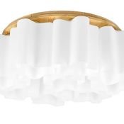 Люстра накладная Lightstar без лампы Nubi legno 802095 9х40W E27 фигурная белый/светлое дерево