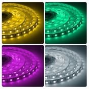 Светодиодная лента RGB 5050 12V  7.2W/m 30Led/метр 38BL IP20 5м блистер Светодиодная лента RGB 5050 12V  7.2W/m 30Led/метр 38BL IP20 5м блистер