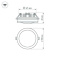 Встраиваемый светильник   5W Белый  018042 LTD-85SOL-5W  6000К 220V IP44 круглый белый