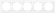 Рамка стеклянная 5 постов WERKEL Favorit WL01-Frame-05 / W0051105 белый матовый