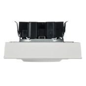Штепсельная розетка встраиваемая двойная IEK BRITE 16А BR-R24-16-K01-F РСш12-3-БрБ с з/к и шторками в сборе белый
