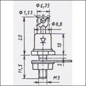 Диод     0.010A  80V КВ103А /металл/