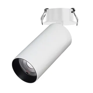 Встраиваемый светильник  12W Белый теплый 052357 SP-GABI-BUILT-FLAP-R60 60deg 220V IP40 поворотный цилиндр белый