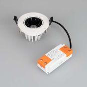 Встраиваемый светильник   8W Белый теплый 037187 MS-FORECAST-BUILT-TURN-R82 Warm3000 IP20  круглый белый