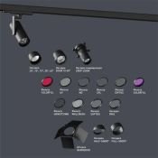 Насадка с изменяемым углом LGD-ARTIFACT-ZOOMLENS-R65 (WH, 10-50 deg) (BK, 15 deg) 059713