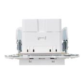 Розетка встраиваемая USB IEK SKANDY A+C 18Вт SK-U22-018-K01 SK-R13W арктический белый