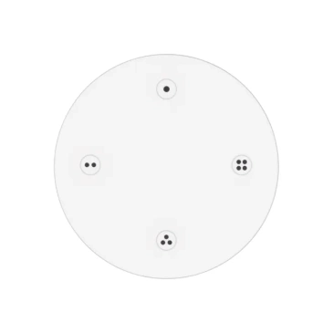 Пульт 046482 SMART-801-22-4G-4SC-SH White (1 зона, Magnet, 2.4G)
